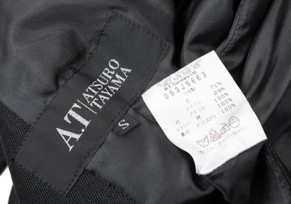 A.T ATSURO TAYAMA Wool Blend Jacket Black Size S