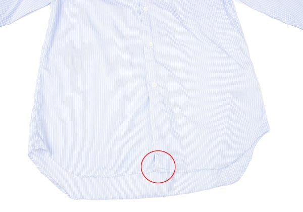 COMME des GARCONS HOMME DEUX Yoke Check Shirt Blue Size L
