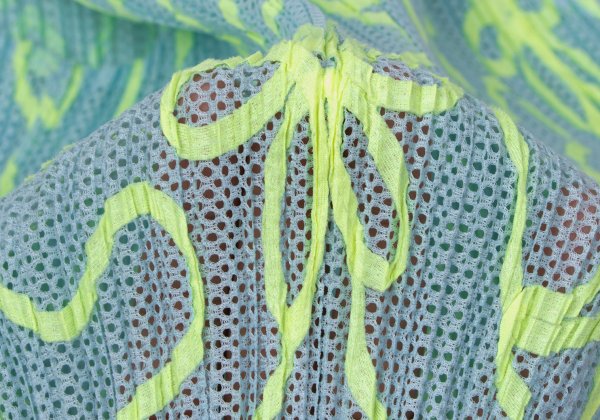 PLEATS PLEASE Neon Taping Mesh Tank Top Size 3