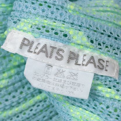 PLEATS PLEASE Neon Taping Mesh Tank Top Size 3