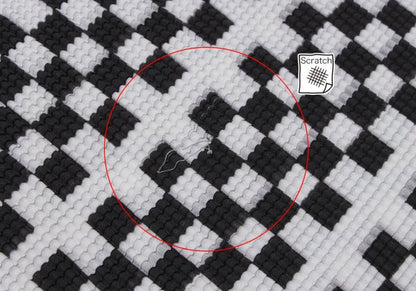 ISSEY MIYAKE PLEATS (T) Stretch Pleated White Black T-Shirt Size 3