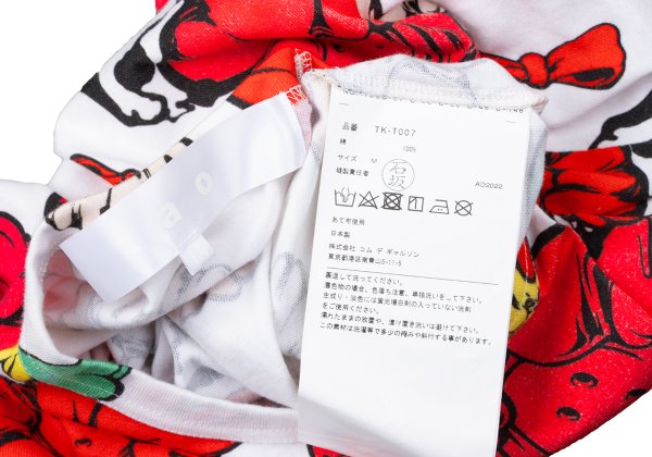 Comme des Garcons tao Floral Graphic Print T-Shirt Size M