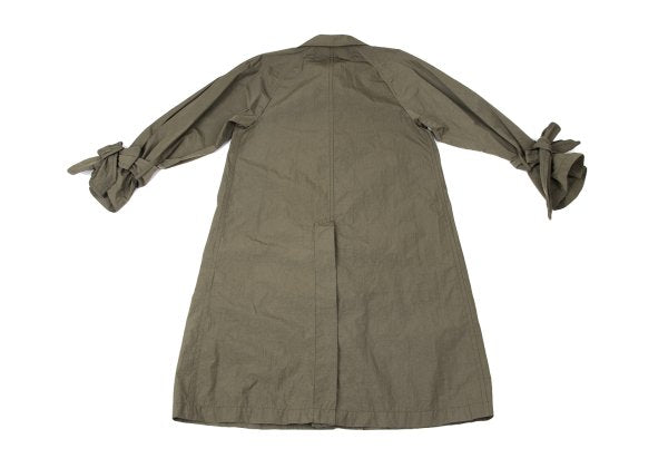 Comme des Garcons tao Sleeve Ribbon Nylon Spring Coat Size S