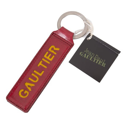 Jean Paul GAULTIER Red Leather Keyholder