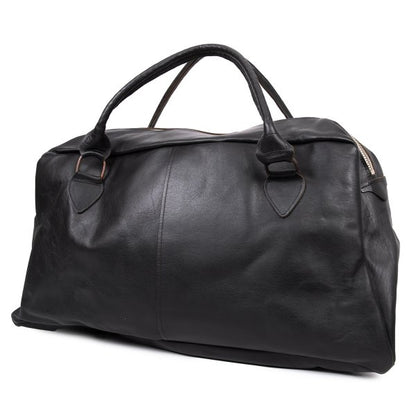 Paul Harnden Big Sports Leather Bag Black
