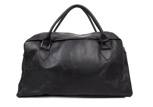 Paul Harnden Big Sports Leather Bag Black