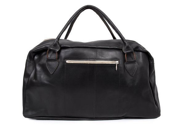 Paul Harnden Big Sports Leather Bag Black