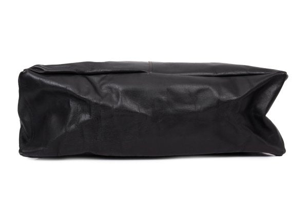 Paul Harnden Big Sports Leather Bag Black
