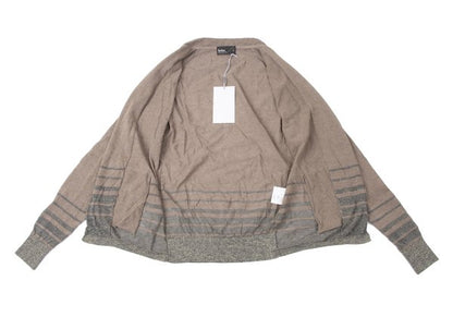 kolor 09SS Glitter Border Crinkled Cardigan Brown Size 1