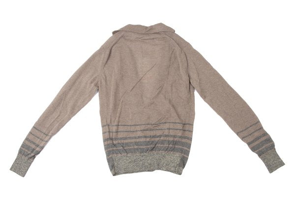 kolor 09SS Glitter Border Crinkled Cardigan Brown Size 1