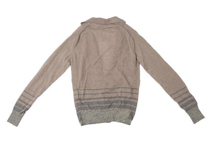 kolor 09SS Glitter Border Crinkled Cardigan Brown Size 1