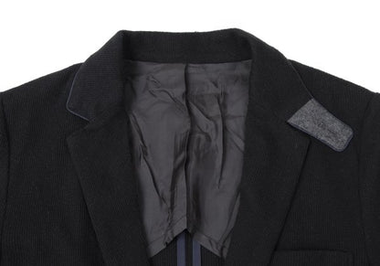 sacai Cotton Waffle Tailored Blazer Black Size 1