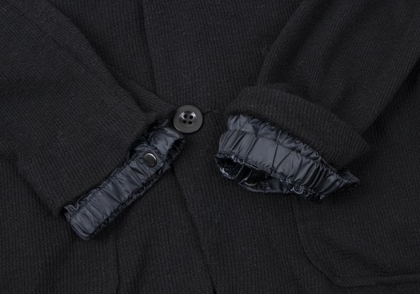 sacai Cotton Waffle Tailored Blazer Black Size 1