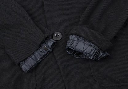 sacai Cotton Waffle Tailored Blazer Black Size 1