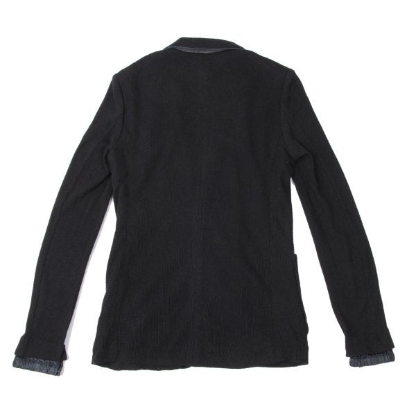 sacai Cotton Waffle Tailored Blazer Black Size 1