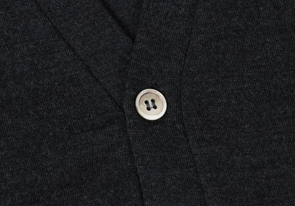 COMME des GARCONS HOMME Wool Knit Cardigan Dark Gray Size L