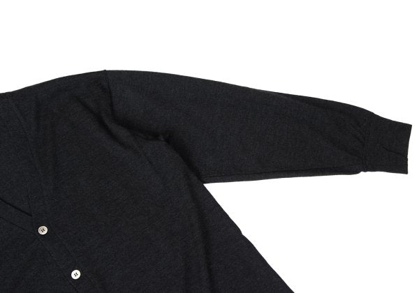COMME des GARCONS HOMME Wool Knit Cardigan Dark Gray Size L