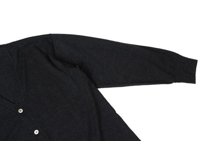 COMME des GARCONS HOMME Wool Knit Cardigan Dark Gray Size L
