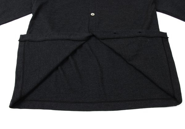 COMME des GARCONS HOMME Wool Knit Cardigan Dark Gray Size L
