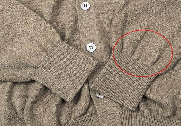 COMME des GARCONS HOMME Cotton Knit Cardigan Beige Size L