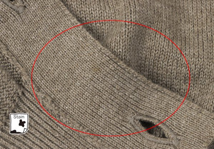 COMME des GARCONS HOMME Cotton Knit Cardigan Beige Size L