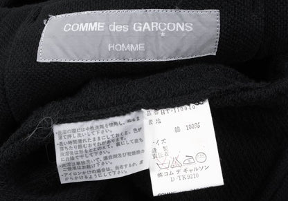 COMME des GARCONS HOMME Cotton French Jacket Black Size M