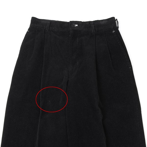 COMME des GARCONS HOMME Cotton Corduroy Pants Black Size S