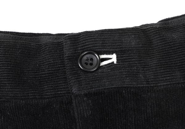 COMME des GARCONS HOMME Cotton Corduroy Pants Black Size S