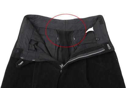COMME des GARCONS HOMME Cotton Corduroy Pants Black Size S