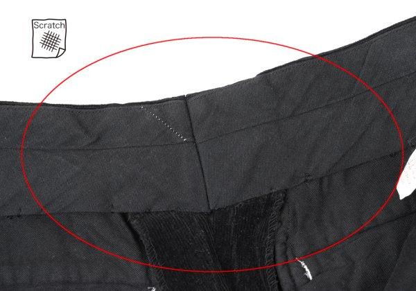 COMME des GARCONS HOMME Cotton Corduroy Pants Black Size S