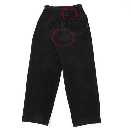 COMME des GARCONS HOMME Cotton Corduroy Pants Black Size S