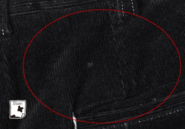 COMME des GARCONS HOMME Cotton Corduroy Pants Black Size S