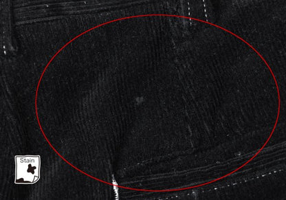 COMME des GARCONS HOMME Cotton Corduroy Pants Black Size S