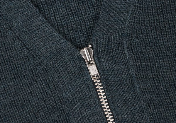 COMME des GARCONS HOMME PLUS Wool Zip Cardigan Blue Size M