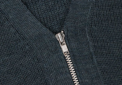 COMME des GARCONS HOMME PLUS Wool Zip Cardigan Blue Size M