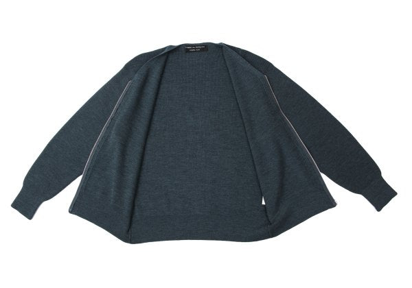 COMME des GARCONS HOMME PLUS Wool Zip Cardigan Blue Size M