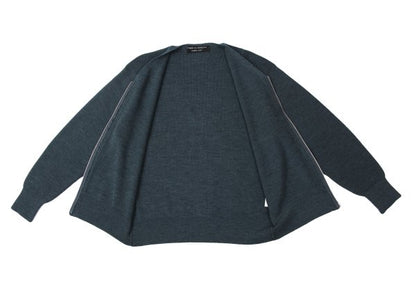 COMME des GARCONS HOMME PLUS Wool Zip Cardigan Blue Size M