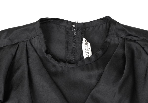 COMME des GARCONS 05AW Silk Tiered Panel Dress Black Size L