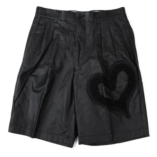 COMME des GARCONS Heart Lace Faux Culottes Black Size S