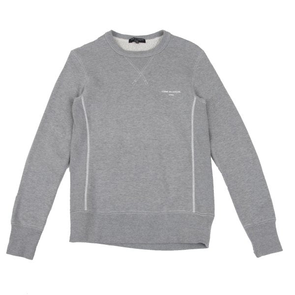 COMME des GARCONS HOMME Cotton Logo Sweatshirt Gray Size M