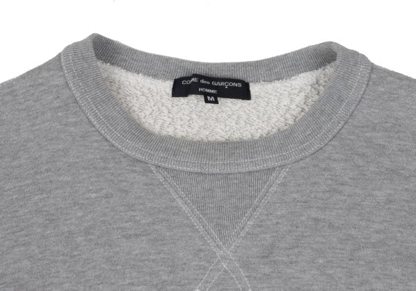 COMME des GARCONS HOMME Cotton Logo Sweatshirt Gray Size M