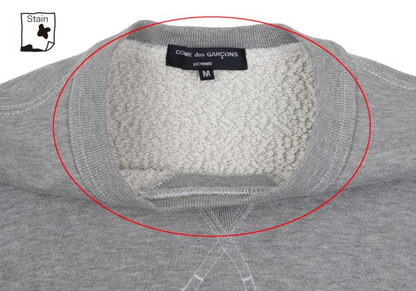 COMME des GARCONS HOMME Cotton Logo Sweatshirt Gray Size M
