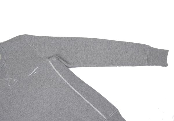 COMME des GARCONS HOMME Cotton Logo Sweatshirt Gray Size M