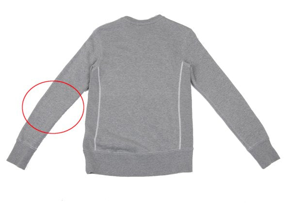 COMME des GARCONS HOMME Cotton Logo Sweatshirt Gray Size M