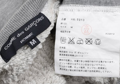 COMME des GARCONS HOMME Cotton Logo Sweatshirt Gray Size M
