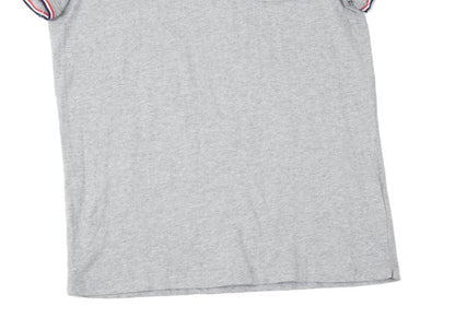 MONCLER Cotton Logo Patch Pocket T-Shirt Gray Size M