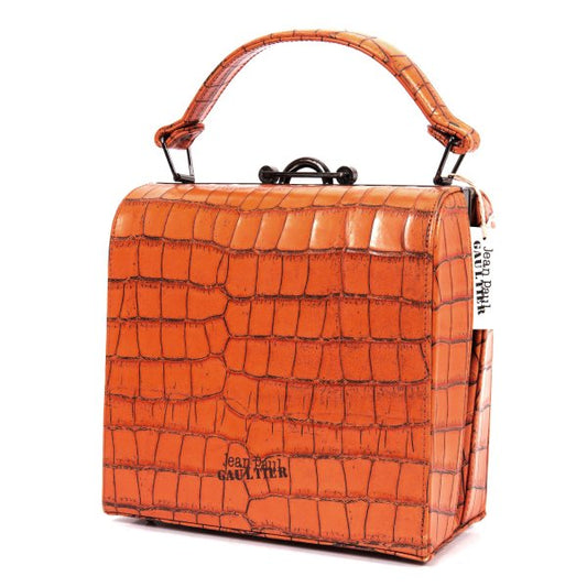 Jean Paul GAULTIER Kisslock Handbag Orange