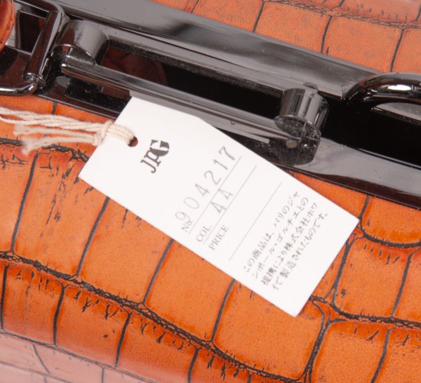 Jean Paul GAULTIER Kisslock Handbag Orange