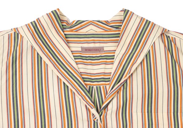 ROMEO GIGLI Multi Stripe Short Sleeve T-Shirt Multi Size M