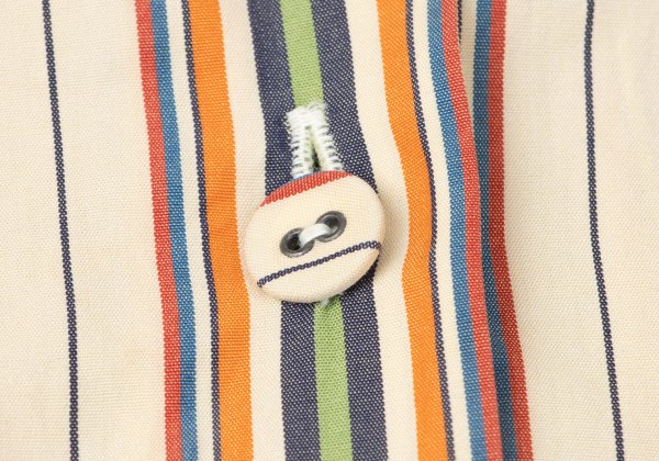 ROMEO GIGLI Multi Stripe Short Sleeve T-Shirt Multi Size M